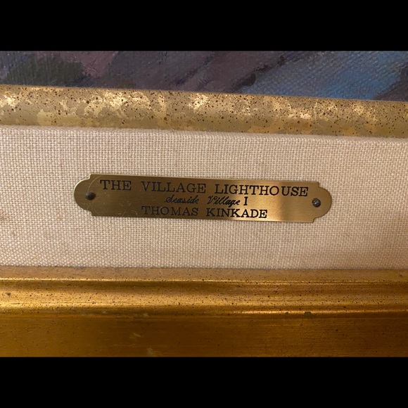 Thomas Kinkade “The Village Lighthouse” Signed! - Picture 8 of 16